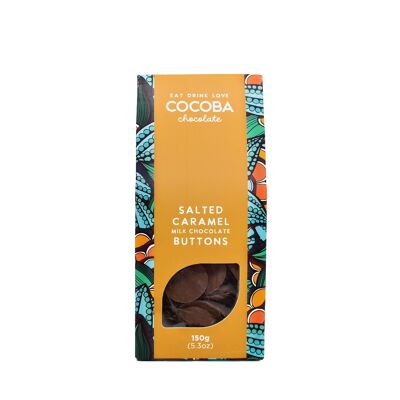 Bottoni di cioccolato al latte al caramello salato