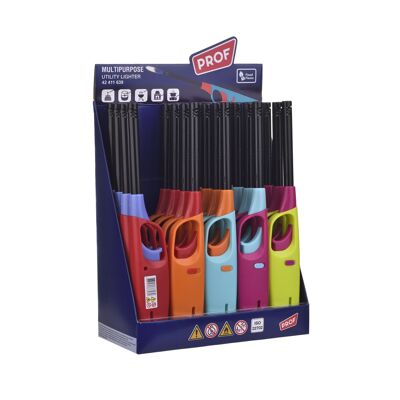 Présentoir de 25 Allume-Tout Colorés