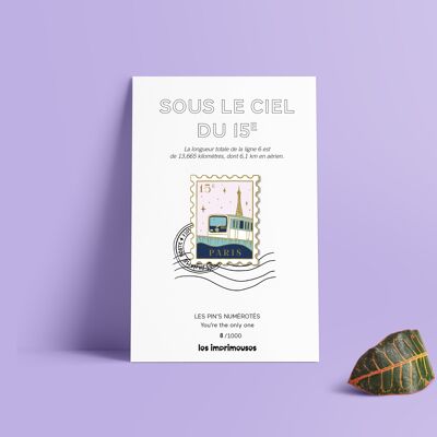 Pins - París, 15.º sello - Bajo el cielo de Aligre