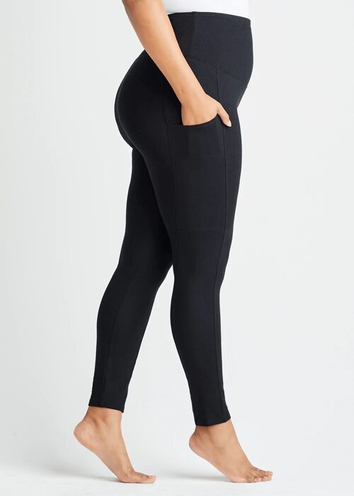 Rachel Cotton Stretch Shaping Legging with Side Pockets