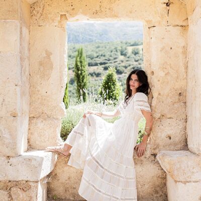MARTINIQUE WHITE LONG DRESS