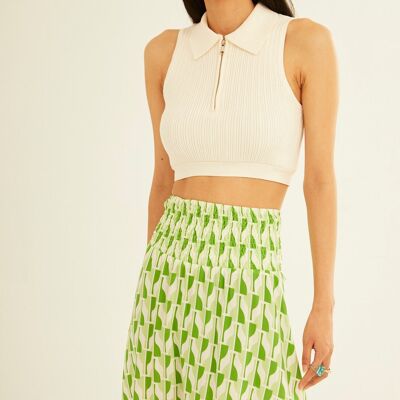Falda 3/4 Green Funnel