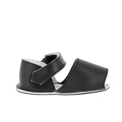 Frailera Baby Black Leather