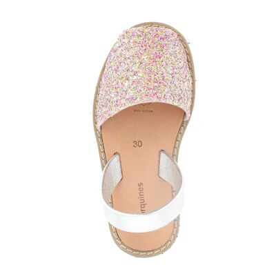 Avarca Paillettes Sunny Roses