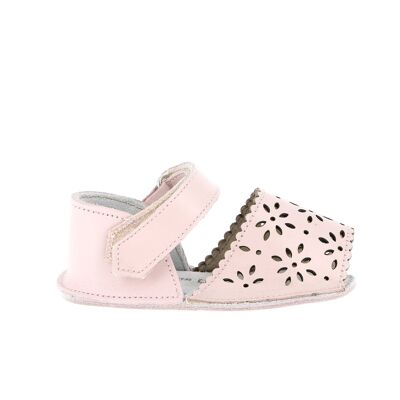 Frailera Baby Cuir Perforé Pink