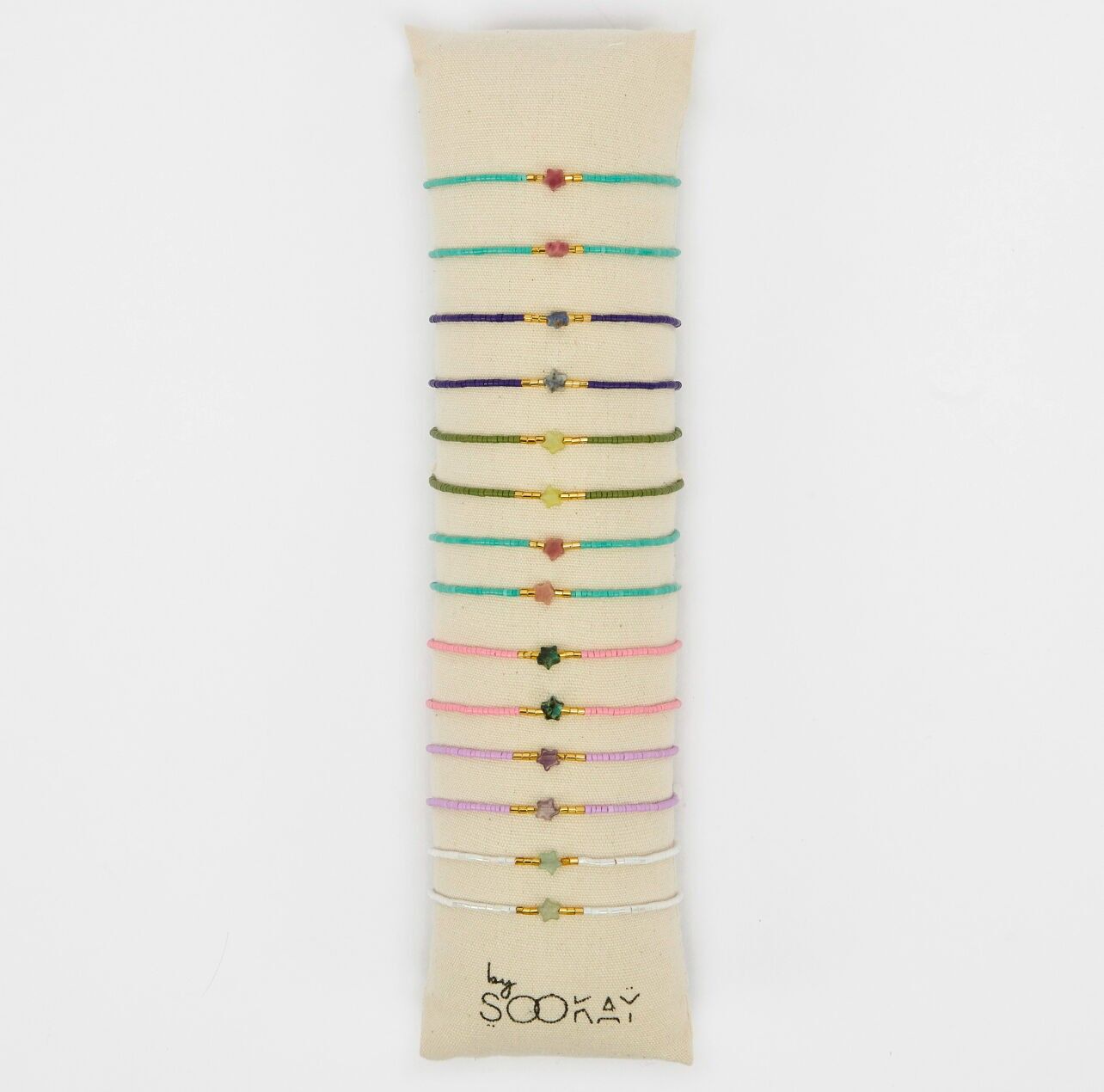 Armband aus Sternstein und japanischer Perle