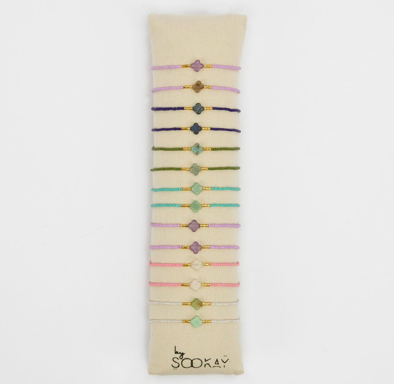 Armband aus Kleestein und japanischer Perle