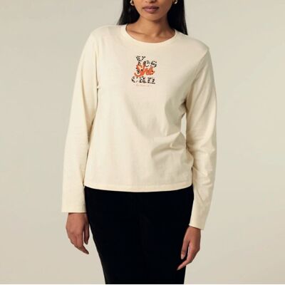 T-shirt Femme Manches Longues – Coton Bio & Éthique