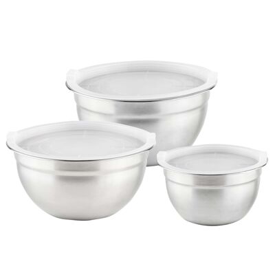 HI Bowl set silver colored