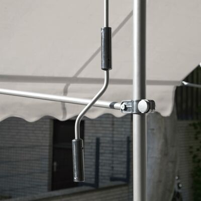 HI Movable awning 300x120 cm grey