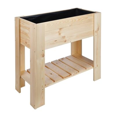 HI Raised planter 92x41x80 cm pine wood