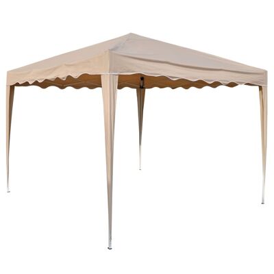 HI Pavilion foldable 3x3 m beige