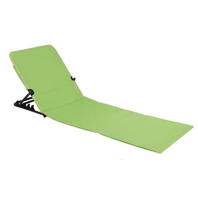 HI Beach mat chair foldable PVC green