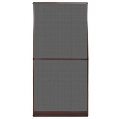 Brown hinged screen door 120 x 240 cm