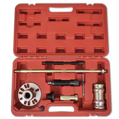 Hydraulic wheel hub puller with hammer set 10 tons