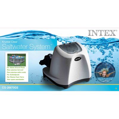 Sistema de agua salada Intex Krystal Clear ECO 26670GS