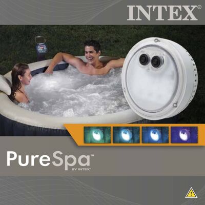 Éclairage LED Intex pour spa multicolore