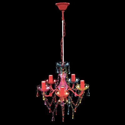 Chandelier Crystal Multicolored