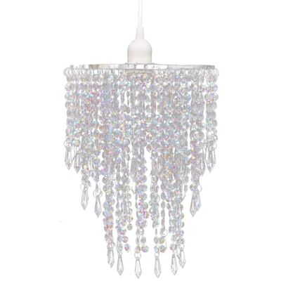 Lampadario con cristalli 22,5 x 30,5 cm