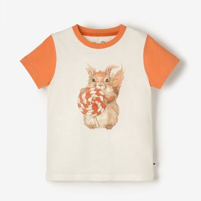 Klassisches Bio-T-Shirt - Lolly Squirrel