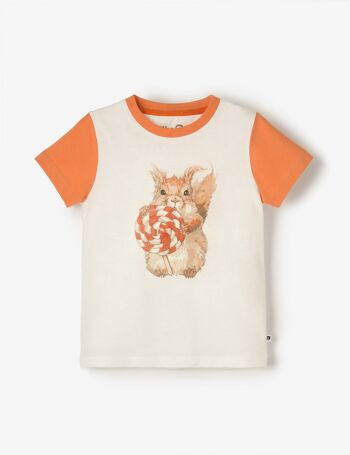 T-shirt classique biologique GOTS - Lolly Squirrel 1