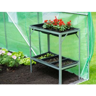 Nature Potting table 77x40x77 cm galvanized steel