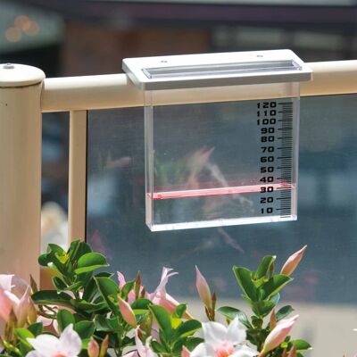 Nature Rain gauge for balcony 21.5x9x20 cm