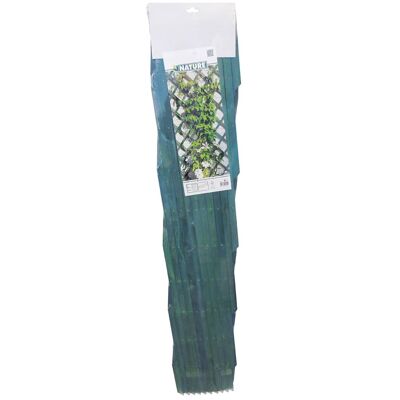 Enrejado de jardín Nature Garden 2 uds 100x200 cm madera verde