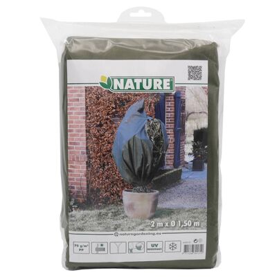 Nature Funda de invierno 70 g/m² 1,5x2 m verde