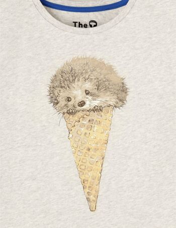 T-shirt bio à mancherons - Ice Cream Hedgie 3