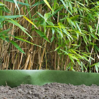 Barrera antirraíces Nature 0,75x2,5 m HDPE verde