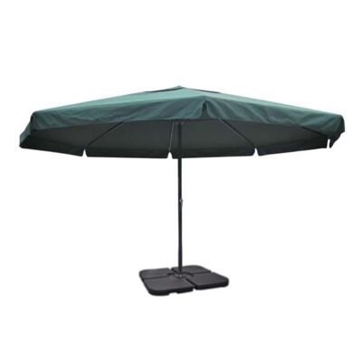 Parasol con base portátil de aluminio (verde)