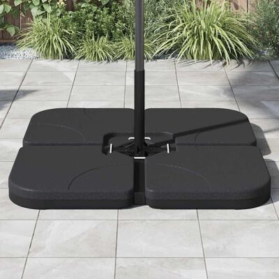 Base de sombrilla portátil rellena de arena/agua 60 L
