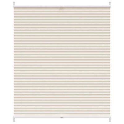Persianas plisadas 100x125cm crema