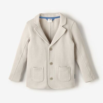 Organic Jersey Blazer - Nimbus Cloud