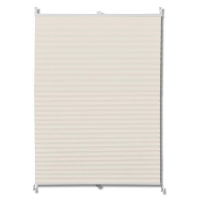 Persianas plisadas crema 110x125cm