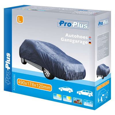 Housse de voiture ProPlus L 490x178x120 cm bleu foncé