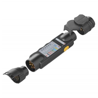ProPlus plug tester 7-pin 12 V + 2 adapters 343524