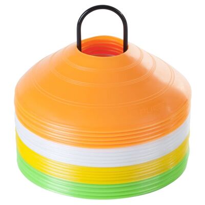 Ensemble de cônes de sport Pure2Improve 20 pièces