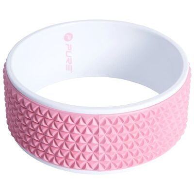 Pure2Improve Yoga wheel 34 cm pink and white