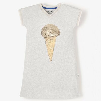 Bio-Kleid mit Flügelärmeln - Ice Cream Hedgie