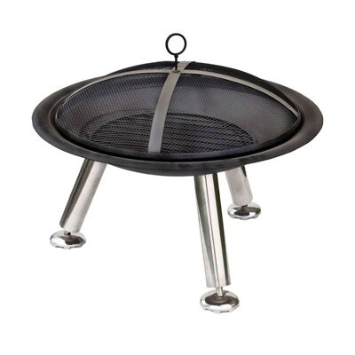 RedFire Braciere Chicago 75 cm acciaio nero 85013