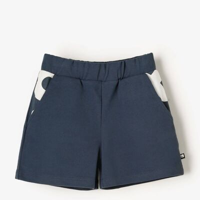 Organic Bermuda Shorts - Navy Blue