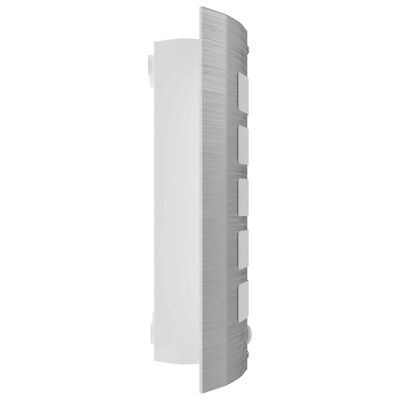 Elegant stainless steel wall lamp with motion sensor