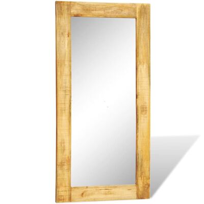 Miroir dans un cadre en bois massif 120 x 60 cm