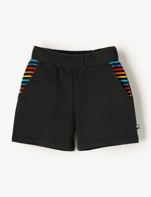 Organic Bermuda Shorts - Black Ink