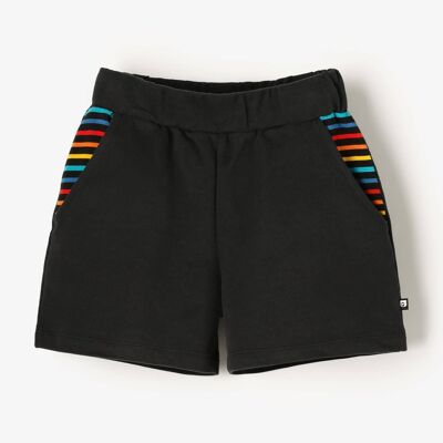 Bio-Bermudashorts - Schwarze Tinte