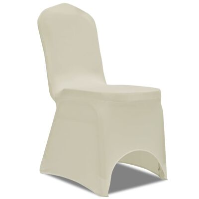 Chair cover Stretch Cream (6 pieces)