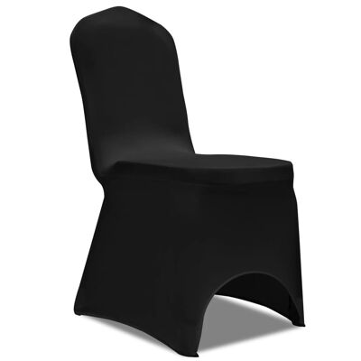 Chair cover Stretch Black (6 pieces)