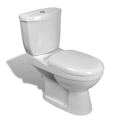 Toilettes avec réservoir (blanc)